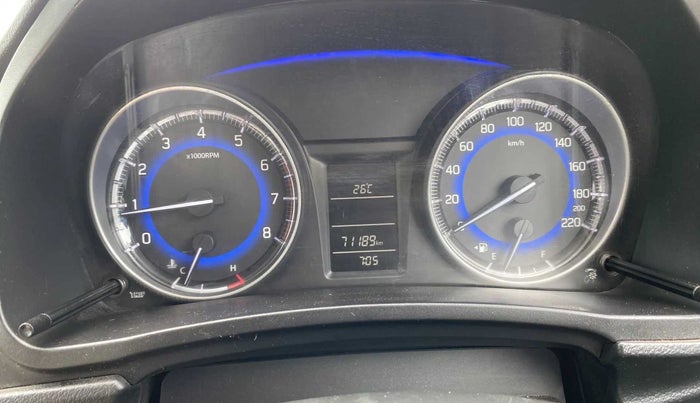 2016 Maruti Baleno DELTA PETROL 1.2, Petrol, Manual, 71,192 km, Odometer Image