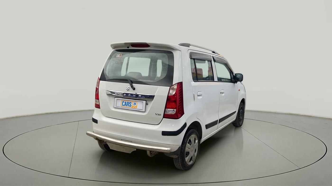 2017 Maruti Wagon R 1.0 VXI, Petrol, Manual, 79,461 km, Right Back Diagonal
