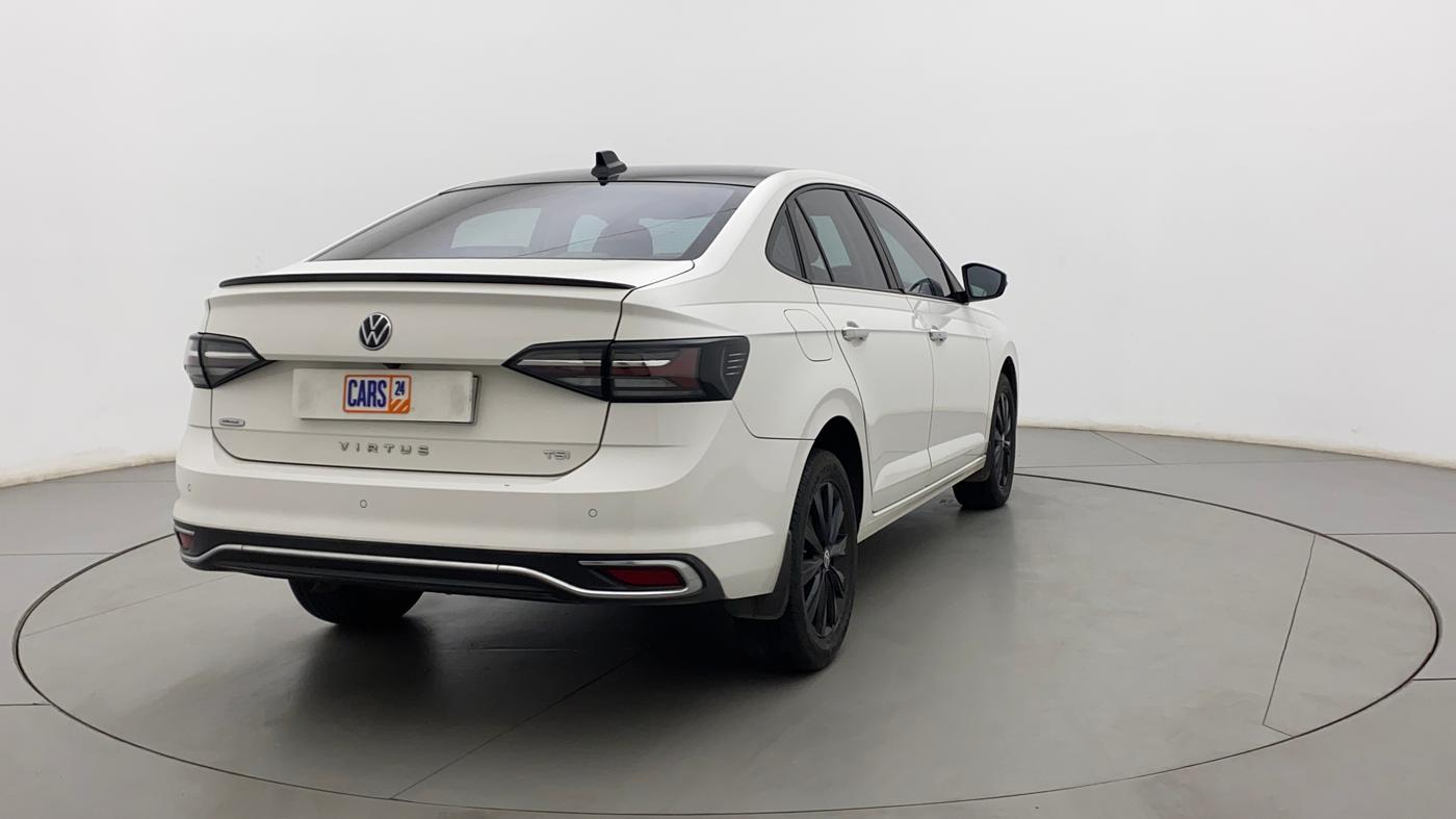 2022 Volkswagen VIRTUS HIGHLINE TSI 1.0 MT, Petrol, Manual, 18,651 km, Right Back Diagonal