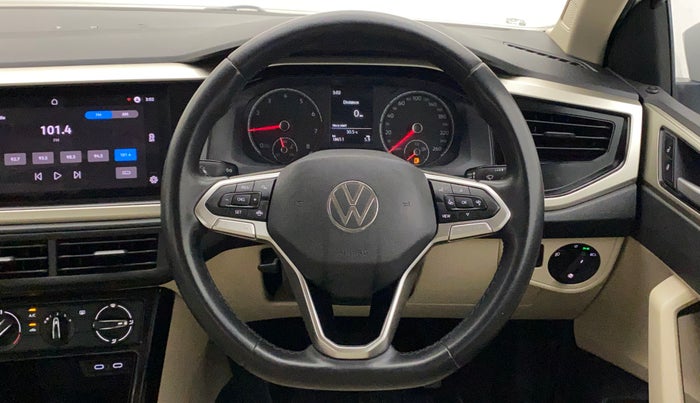 2022 Volkswagen VIRTUS HIGHLINE TSI 1.0 MT, Petrol, Manual, 18,651 km, Steering Wheel Close Up