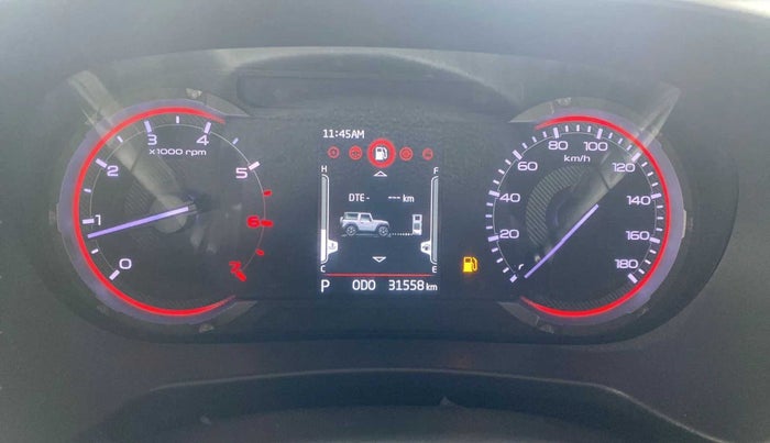 2021 Mahindra Thar LX PETROL HT 4WD AT, Petrol, Automatic, 31,529 km, Odometer Image