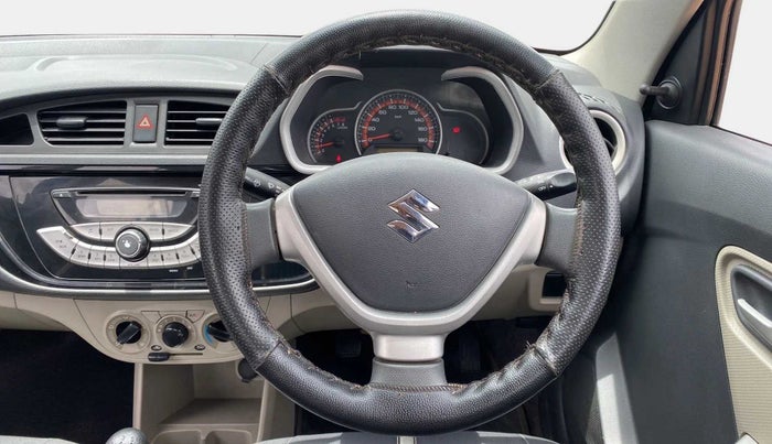 2015 Maruti Alto K10 VXI, Petrol, Manual, 63,140 km, Steering Wheel Close Up