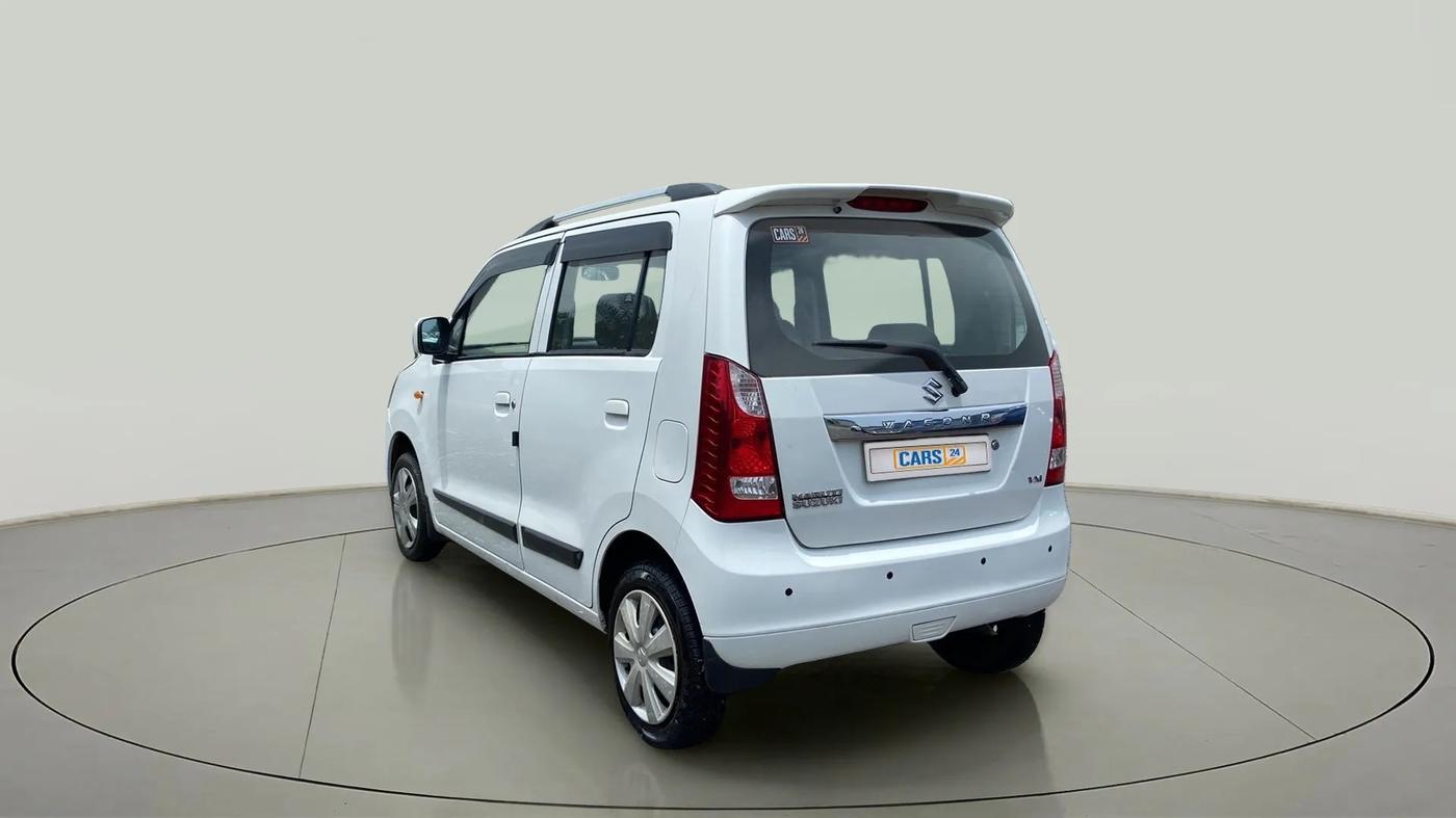 2017 Maruti Wagon R 1.0 VXI, Petrol, Manual, 15,496 km, Left Back Diagonal
