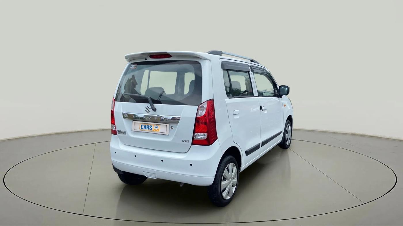2017 Maruti Wagon R 1.0 VXI, Petrol, Manual, 15,496 km, Right Back Diagonal