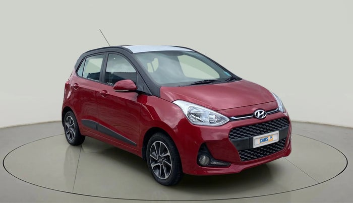 2017 Hyundai Grand i10 SPORTZ (O) AT 1.2 KAPPA VTVT, Petrol, Automatic, 17,931 km, Right Front Diagonal