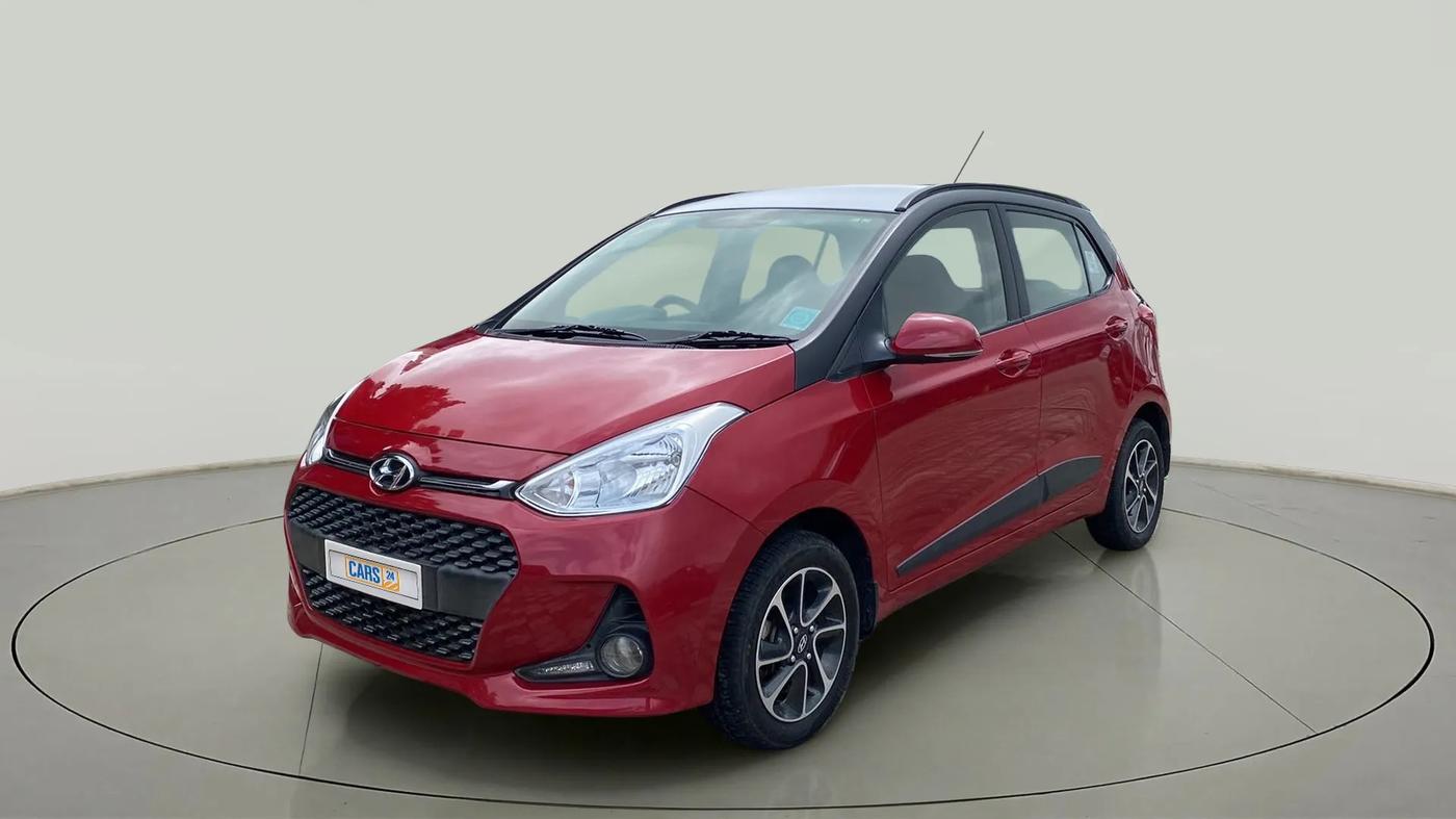 2017 Hyundai Grand i10 SPORTZ (O) AT 1.2 KAPPA VTVT, Petrol, Automatic, 17,931 km, Left Front Diagonal