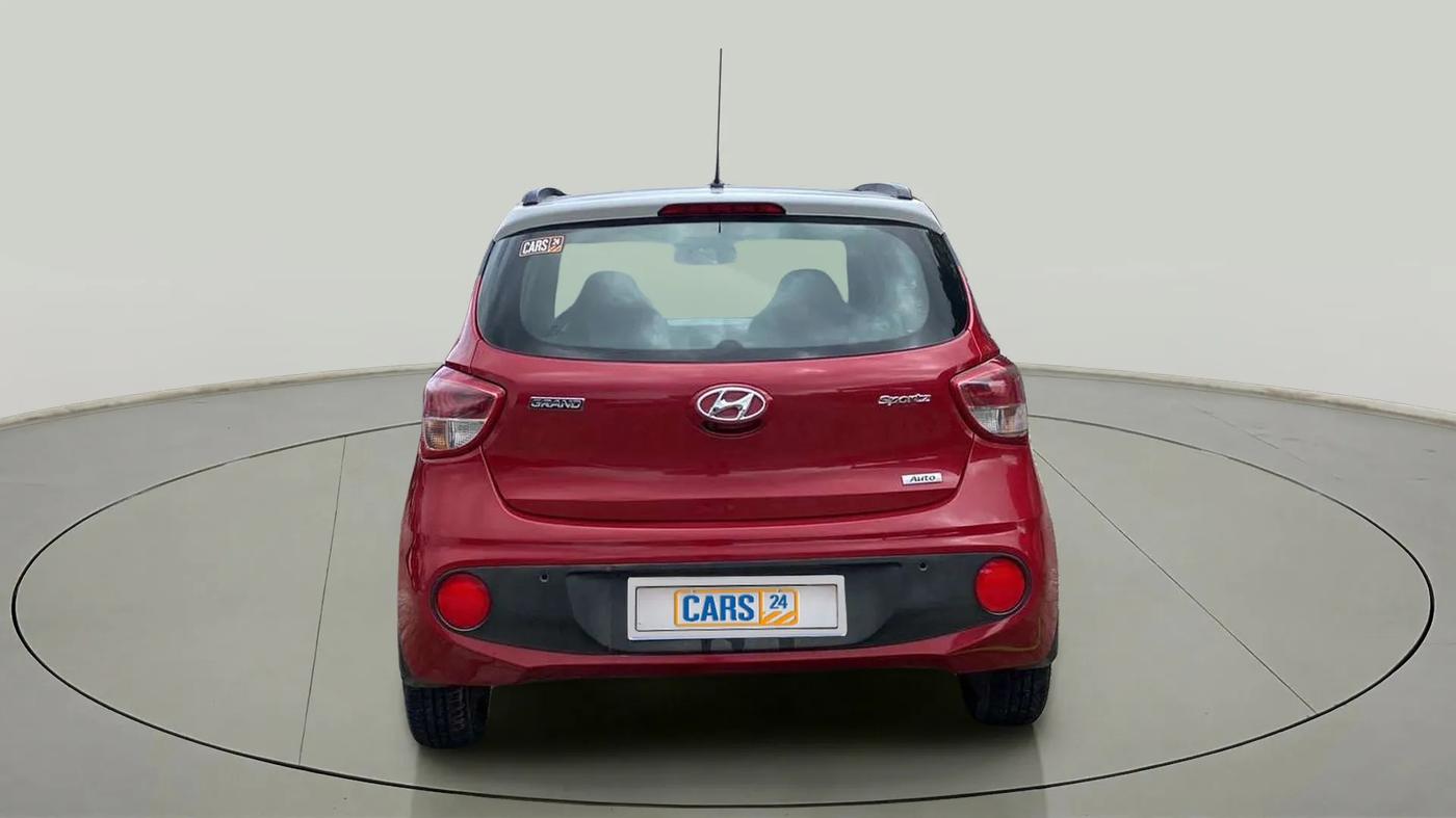 2017 Hyundai Grand i10 SPORTZ (O) AT 1.2 KAPPA VTVT, Petrol, Automatic, 17,931 km, Back/Rear