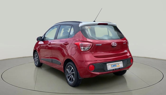 2017 Hyundai Grand i10 SPORTZ (O) AT 1.2 KAPPA VTVT, Petrol, Automatic, 17,931 km, Left Back Diagonal