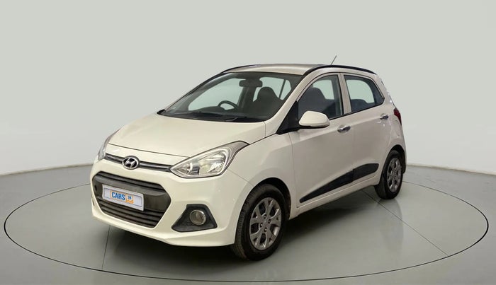 2014 Hyundai Grand i10 SPORTZ 1.2 KAPPA VTVT, Petrol, Manual, 60,457 km, Left Front Diagonal