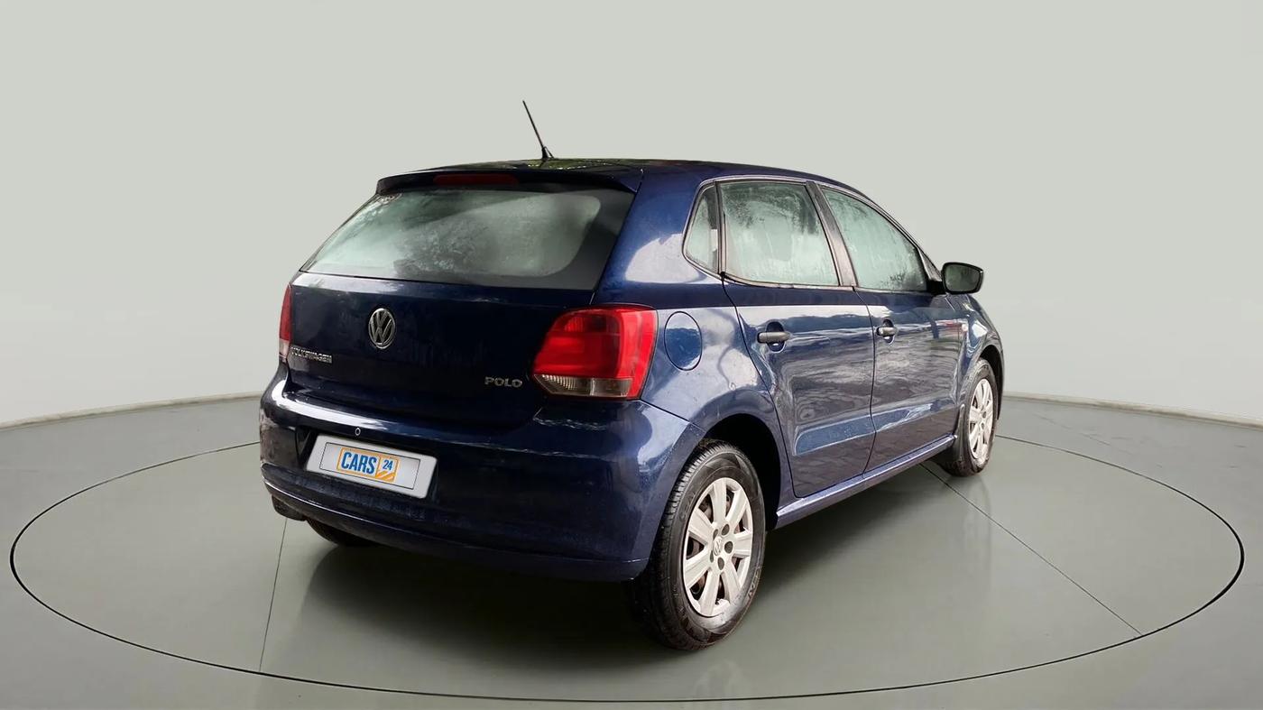 2013 Volkswagen Polo TRENDLINE 1.2L PETROL, Petrol, Manual, 56,738 km, Right Back Diagonal