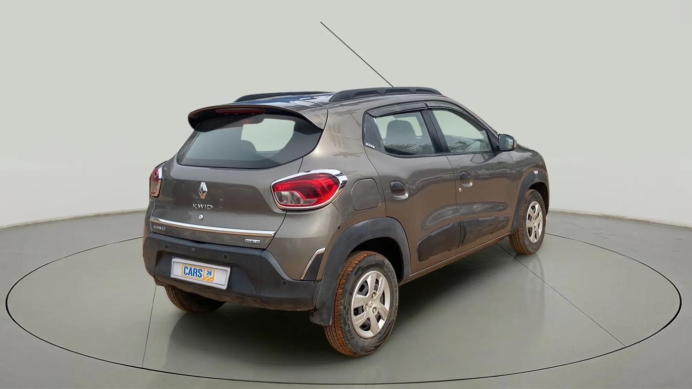 2017 Renault Kwid RXT 1.0 AMT, Petrol, Automatic, 6,192 km, Right Back Diagonal