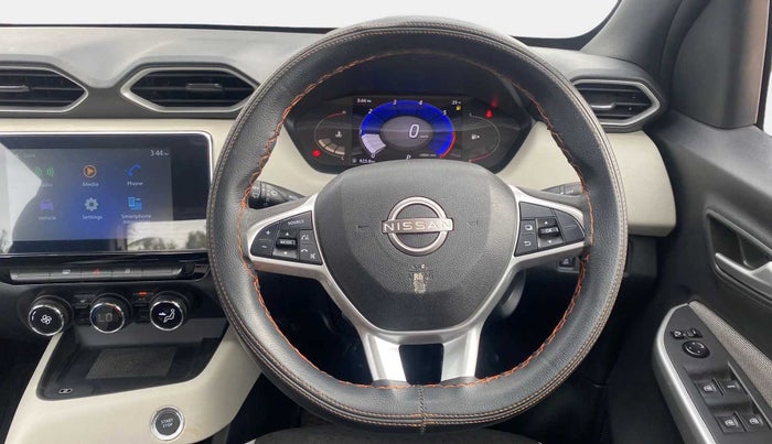 2022 Nissan MAGNITE XV TURBO CVT, Petrol, Automatic, 11,279 km, Steering Wheel Close Up