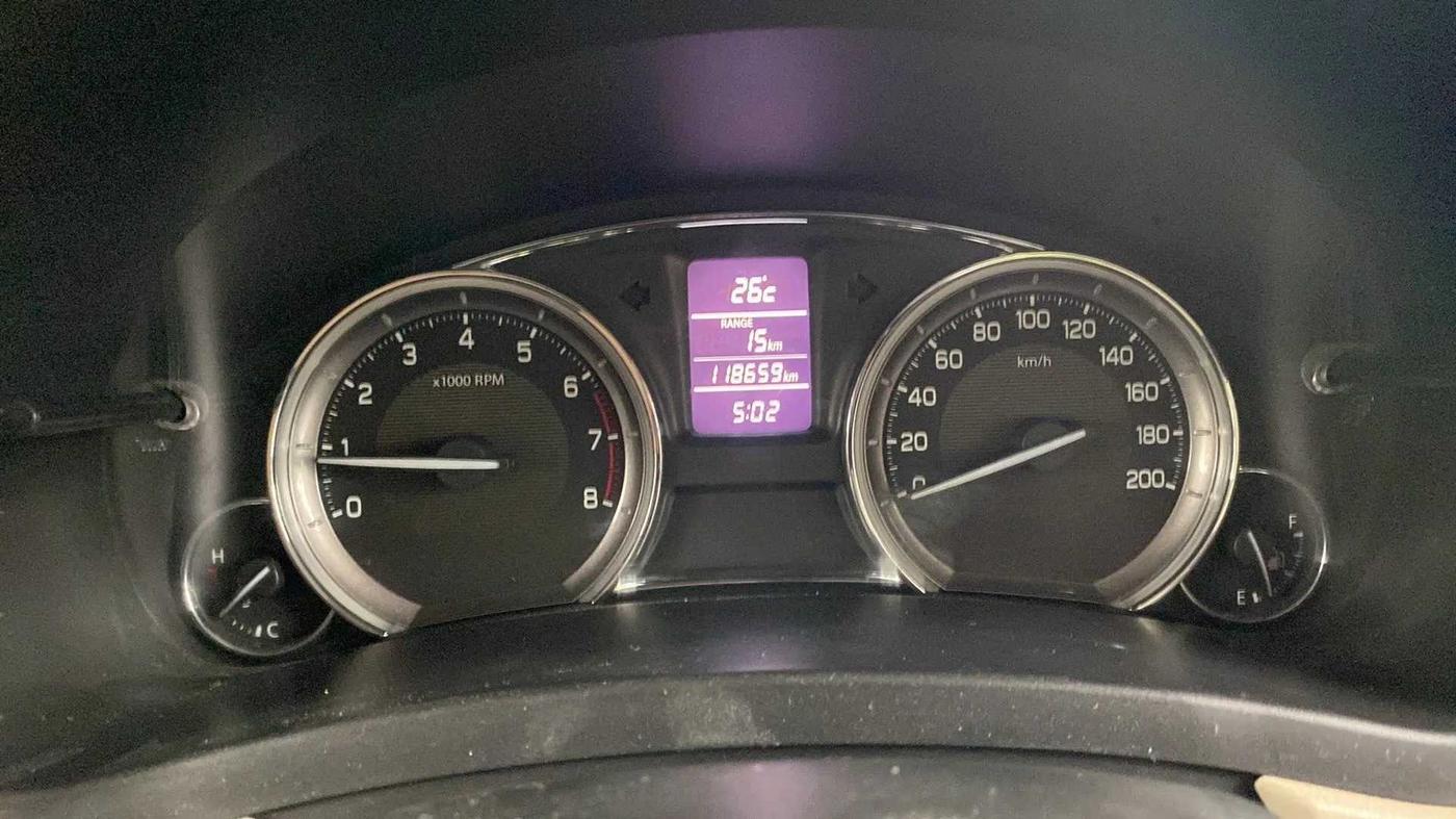2015 Maruti Ciaz VXI, Petrol, Manual, 1,18,660 km, Odometer Image