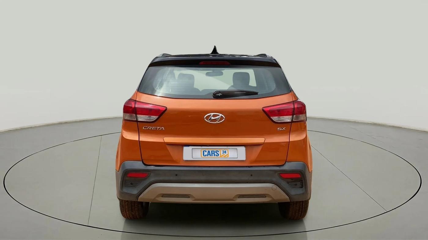 2018 Hyundai Creta SX 1.6 DIESEL DUAL TONE, Diesel, Manual, 55,125 km, Back/Rear