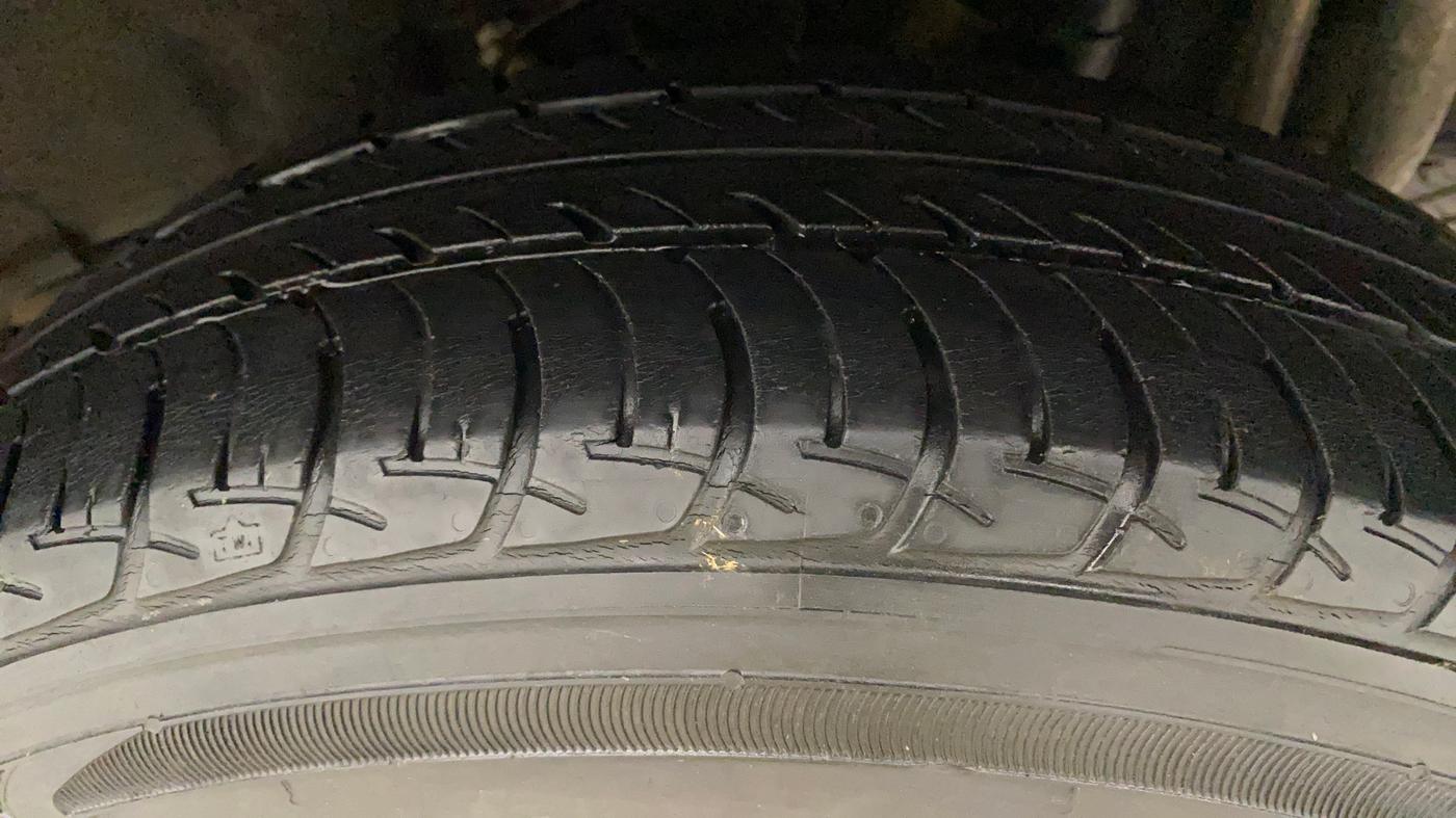 2019 Datsun Go Plus T, Petrol, Manual, 44,384 km, Left Rear Tyre Tread