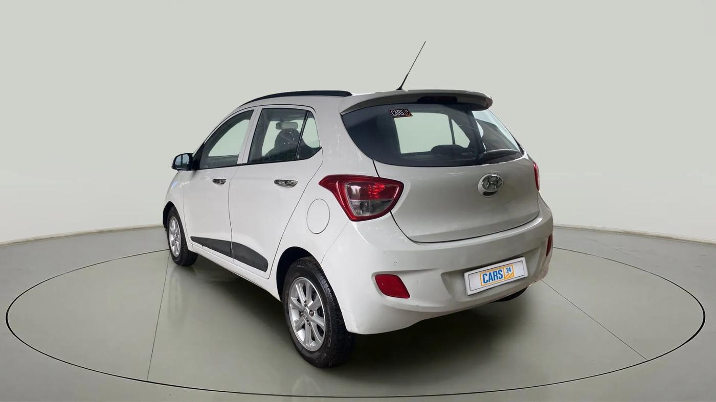 2015 Hyundai Grand i10 ASTA AT 1.2 KAPPA VTVT, Petrol, Automatic, 1,16,080 km, Left Back Diagonal