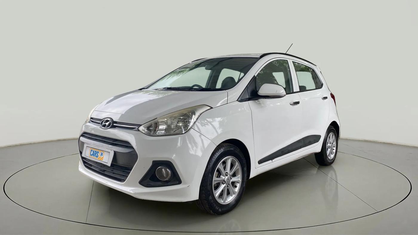 2015 Hyundai Grand i10 ASTA AT 1.2 KAPPA VTVT, Petrol, Automatic, 1,16,080 km, Left Front Diagonal