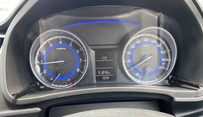 2016 Maruti Baleno DELTA PETROL 1.2, Petrol, Manual, 51,847 km, Odometer Image