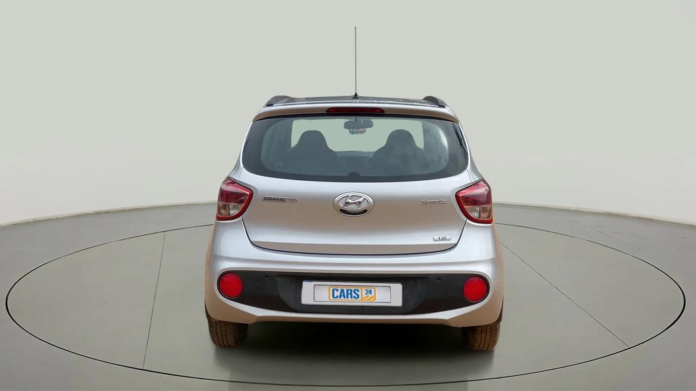 2017 Hyundai Grand i10 SPORTZ (O) 1.2 KAPPA VTVT, Petrol, Manual, 21,339 km, Back/Rear