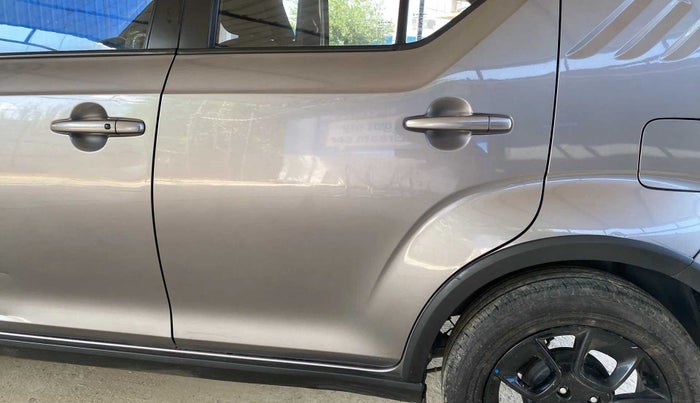 2023 Maruti IGNIS ZETA 1.2 AMT, Petrol, Automatic, 30,308 km, Rear left door - Minor scratches