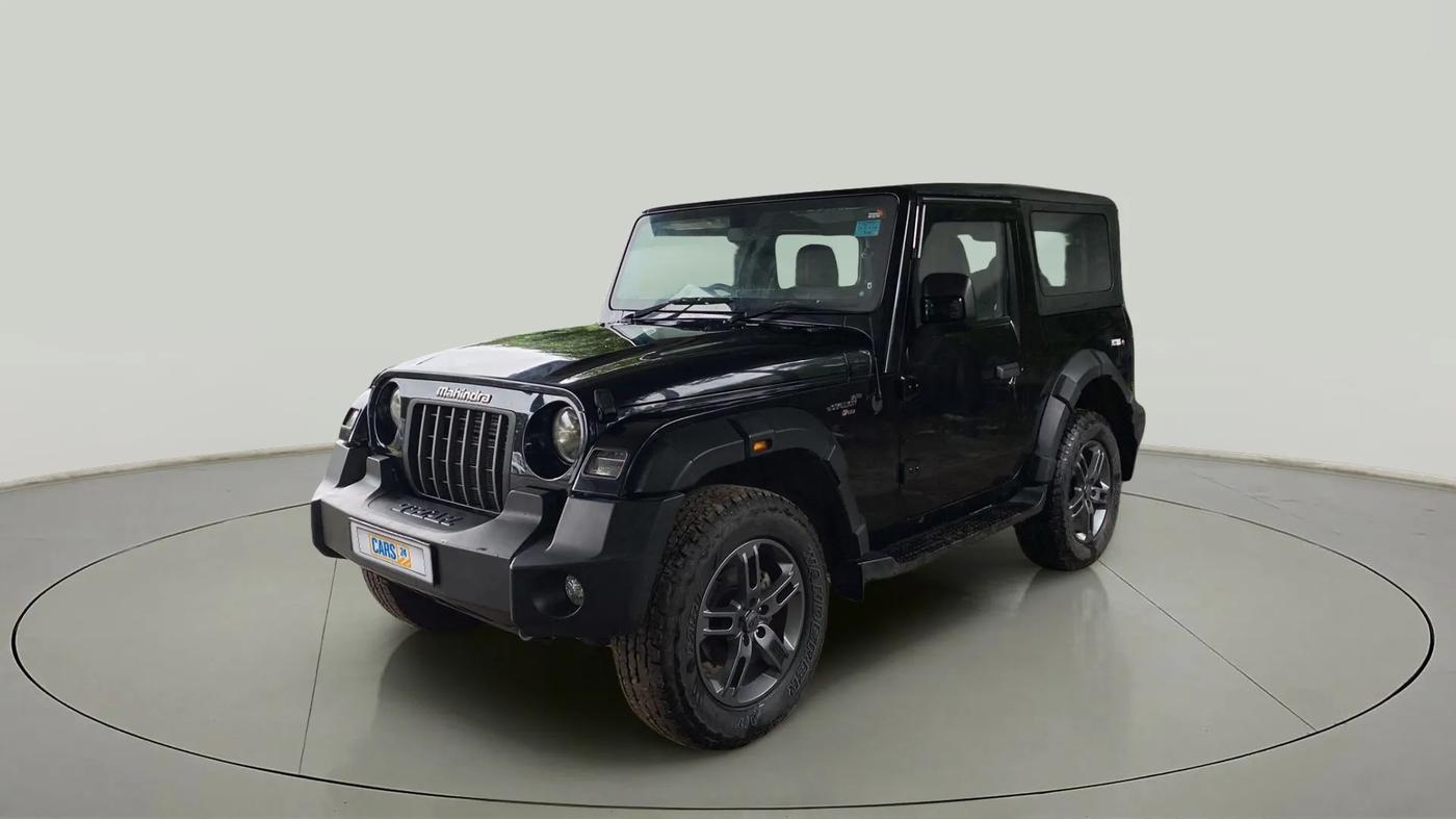 2022 Mahindra Thar LX HT PETROL 4WD MT, Petrol, Manual, 5,850 km, Left Front Diagonal
