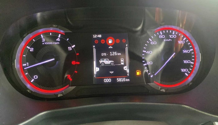2022 Mahindra Thar LX HT PETROL 4WD MT, Petrol, Manual, 5,850 km, Odometer Image