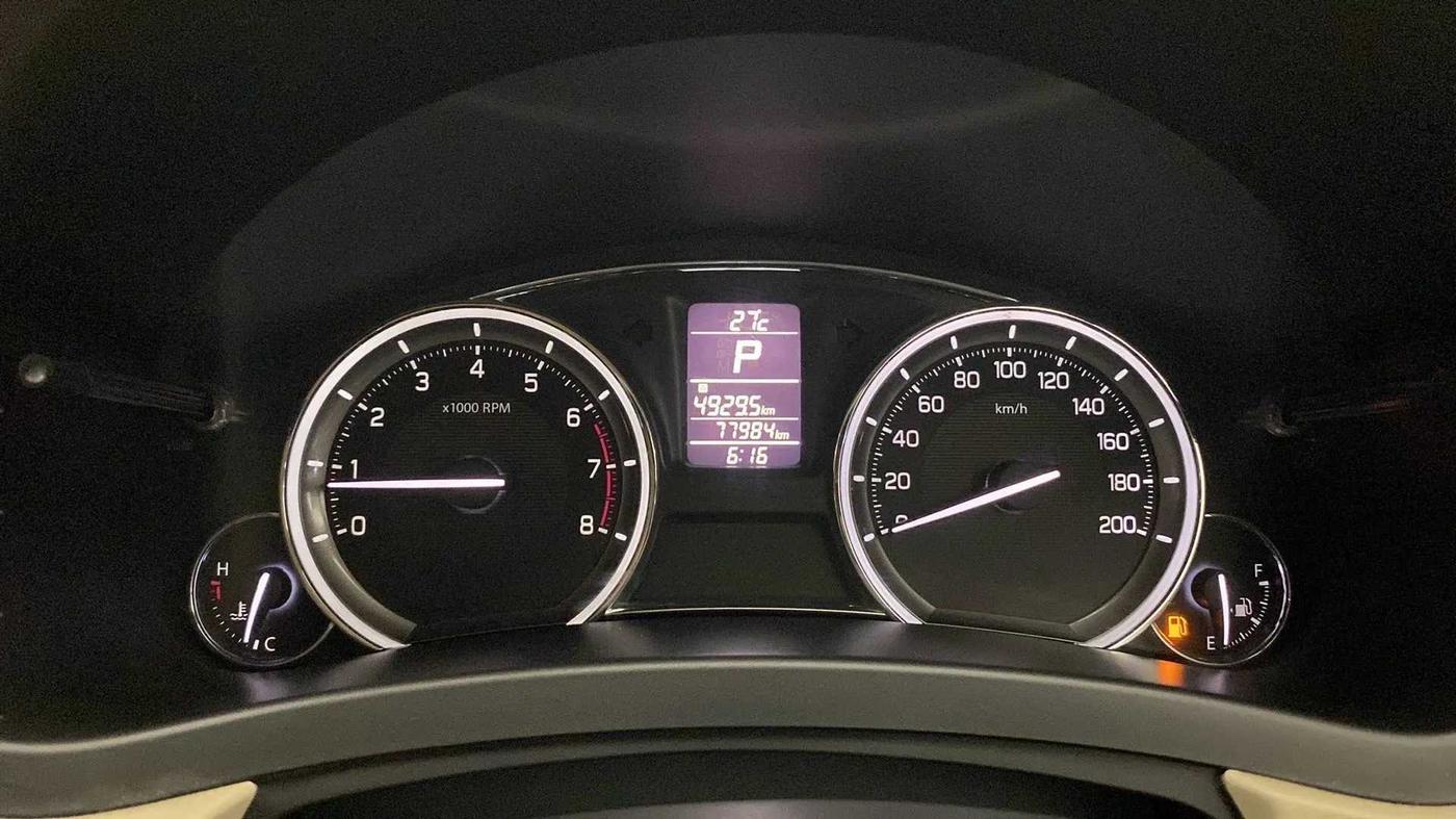 2016 Maruti Ciaz VXI+AT, Petrol, Automatic, 78,214 km, Odometer Image
