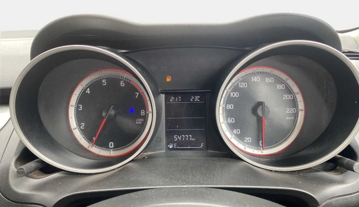 2020 Maruti Swift ZXI, Petrol, Manual, 54,755 km, Odometer Image