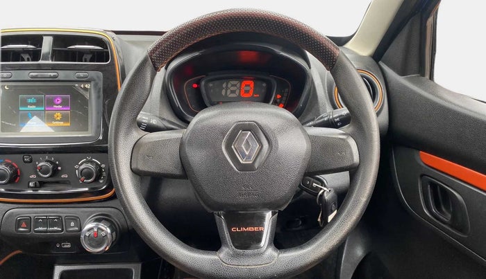 2018 Renault Kwid CLIMBER 1.0 AMT, Petrol, Automatic, 33,992 km, Steering Wheel Close Up