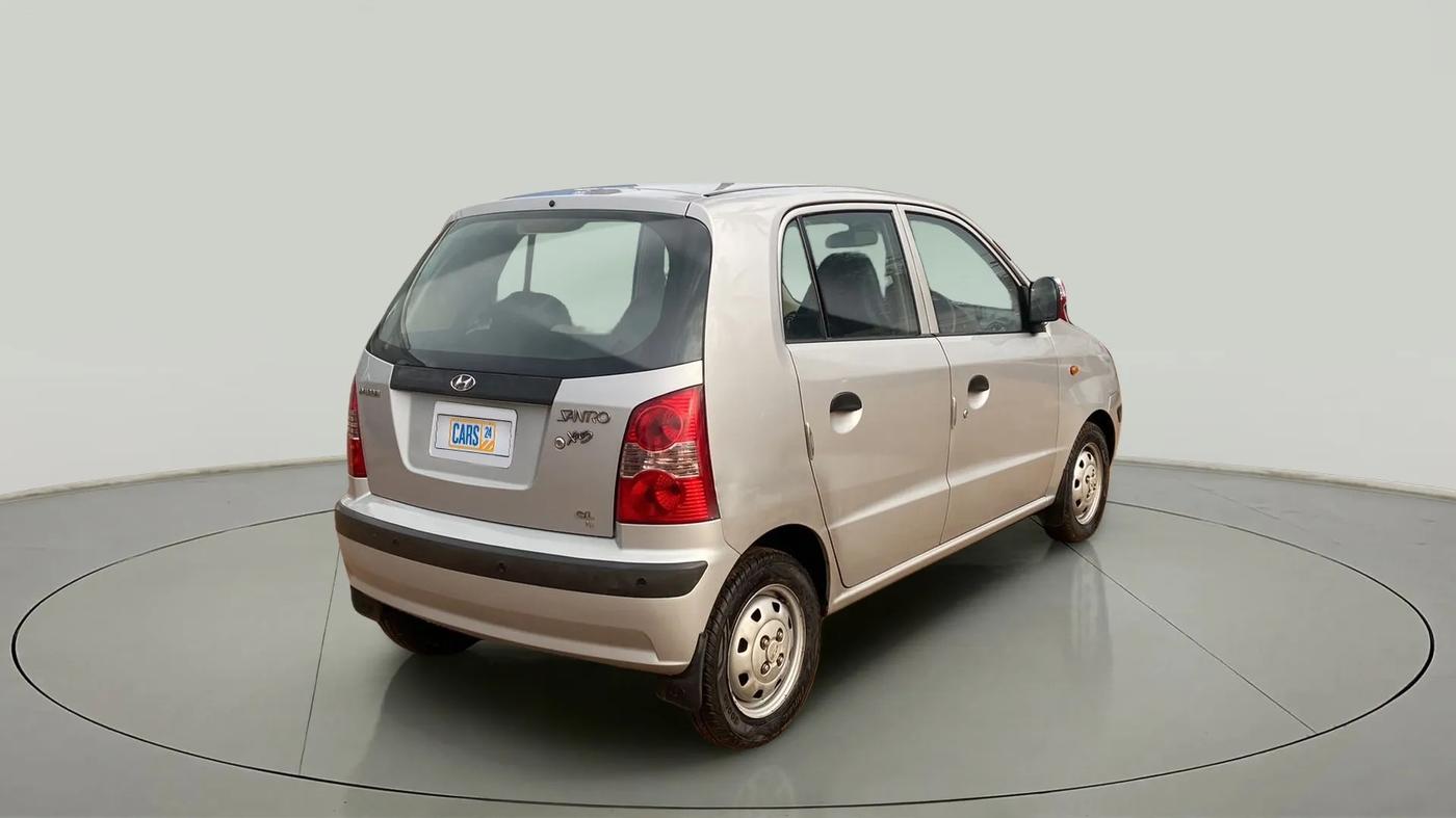 2012 Hyundai Santro Xing GL PLUS, Petrol, Manual, 83,661 km, Right Back Diagonal