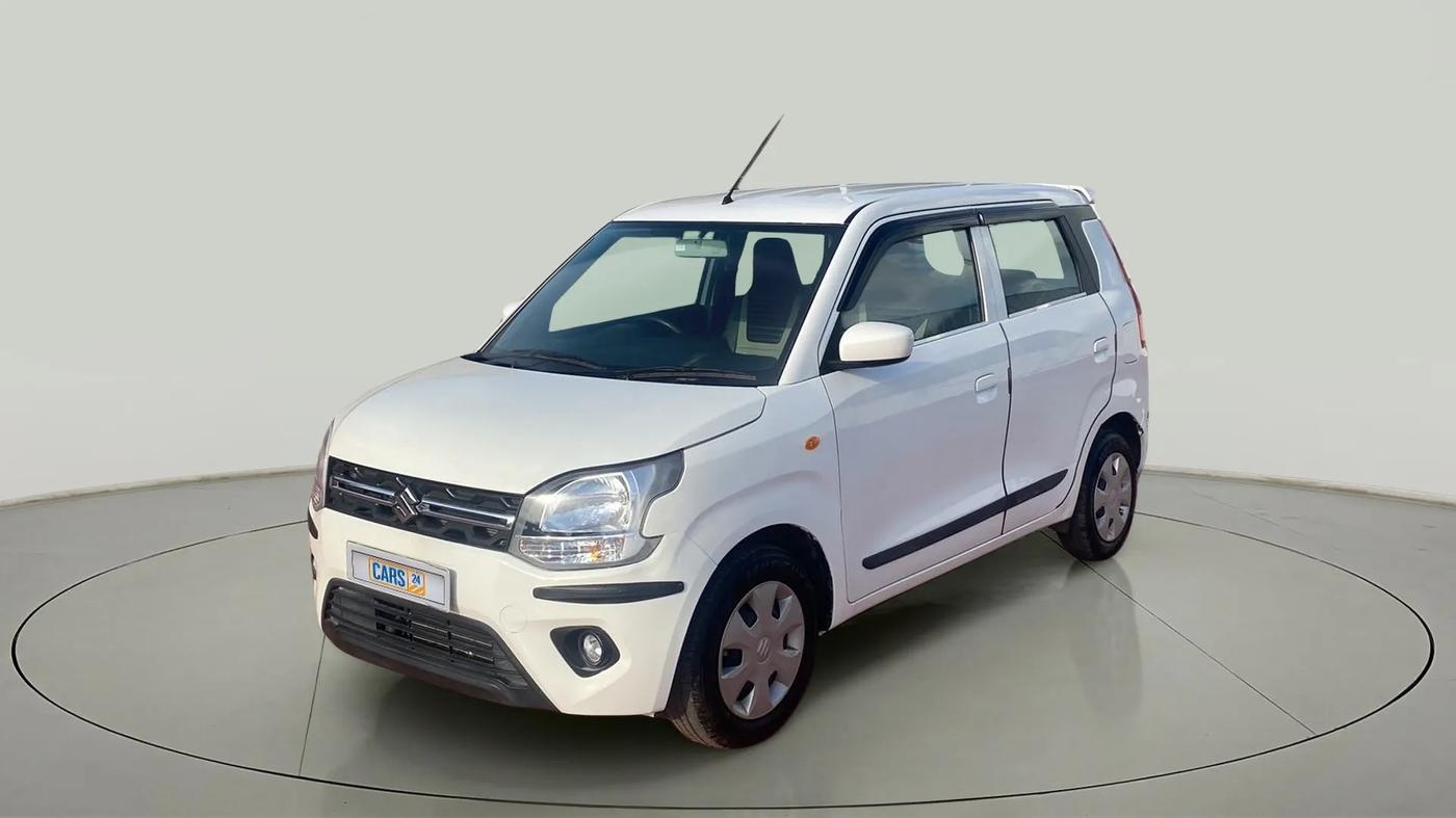 2023 Maruti New Wagon-R VXI 1.0 AMT, Petrol, Automatic, 6,689 km, Left Front Diagonal
