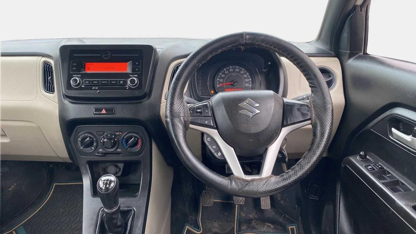2019 Maruti New Wagon-R VXI 1.2, Petrol, Manual, 54,099 km, Steering Wheel Close Up