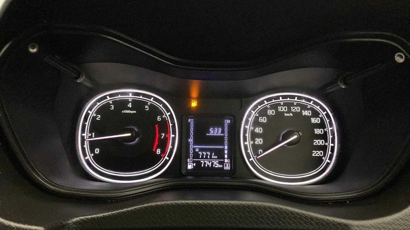 2021 Maruti Vitara Brezza LXI, Petrol, Manual, 77,465 km, Odometer Image