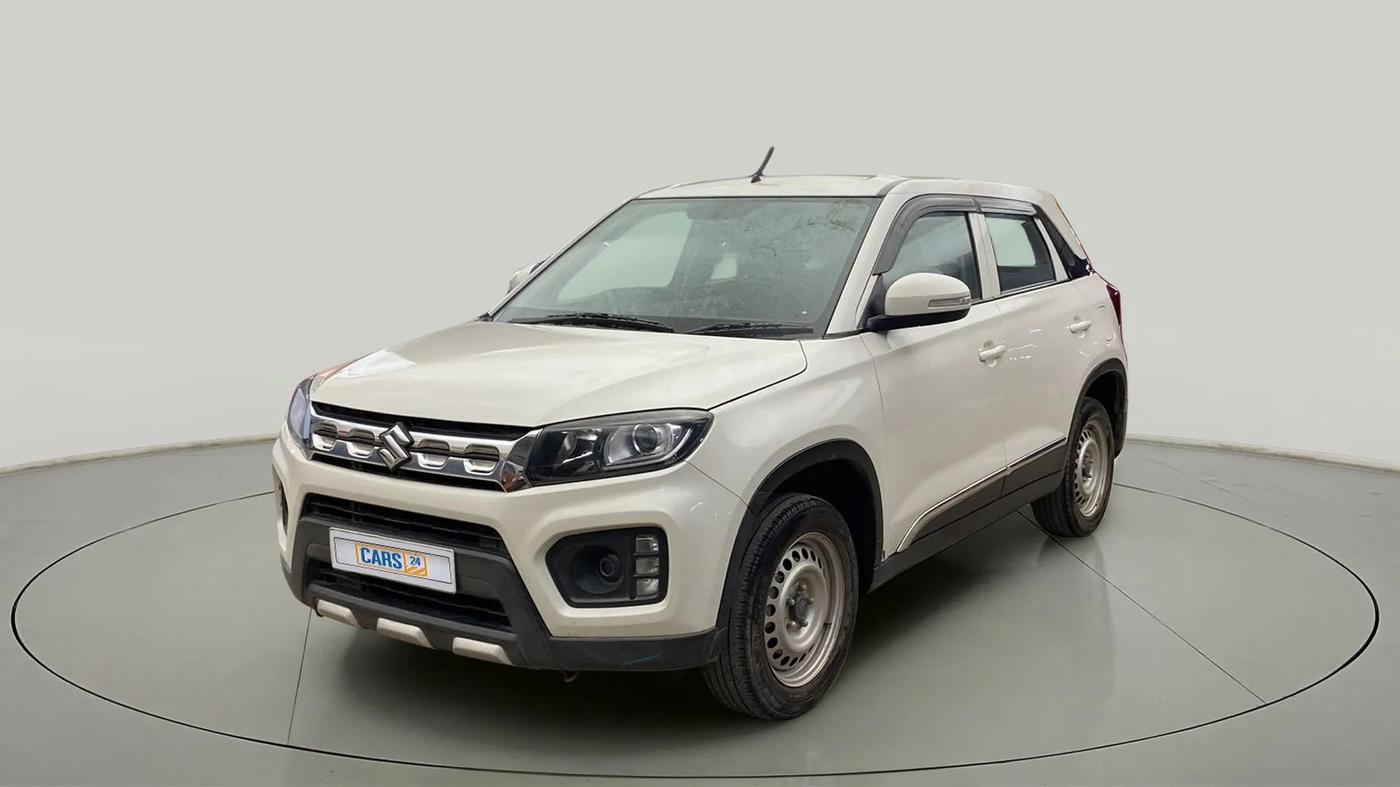 2021 Maruti Vitara Brezza LXI, Petrol, Manual, 77,465 km, Left Front Diagonal