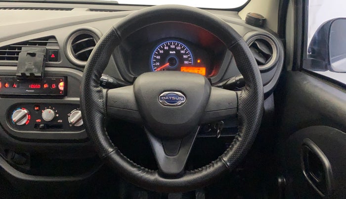 2018 Datsun Redi Go A, Petrol, Manual, 83,655 km, Steering Wheel Close Up