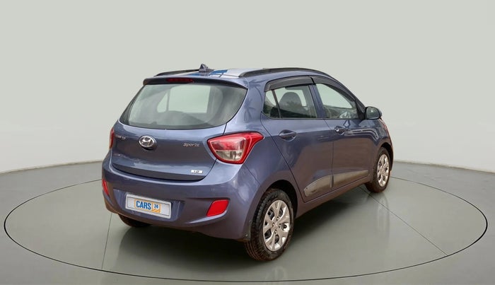 2015 Hyundai Grand i10 SPORTZ 1.2 KAPPA VTVT, Petrol, Manual, 62,247 km, Right Back Diagonal
