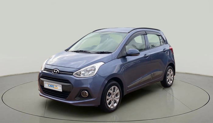 2015 Hyundai Grand i10 SPORTZ 1.2 KAPPA VTVT, Petrol, Manual, 62,247 km, Left Front Diagonal