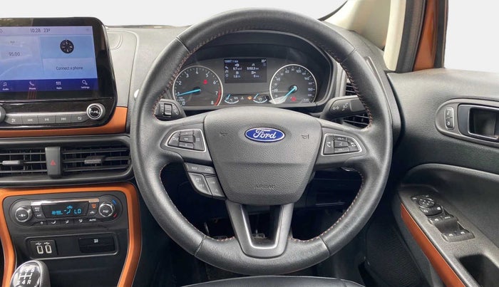 2021 Ford Ecosport TITANIUM 1.5 SPORTS(SUNROOF) PETROL, Petrol, Manual, 19,893 km, Steering Wheel Close Up