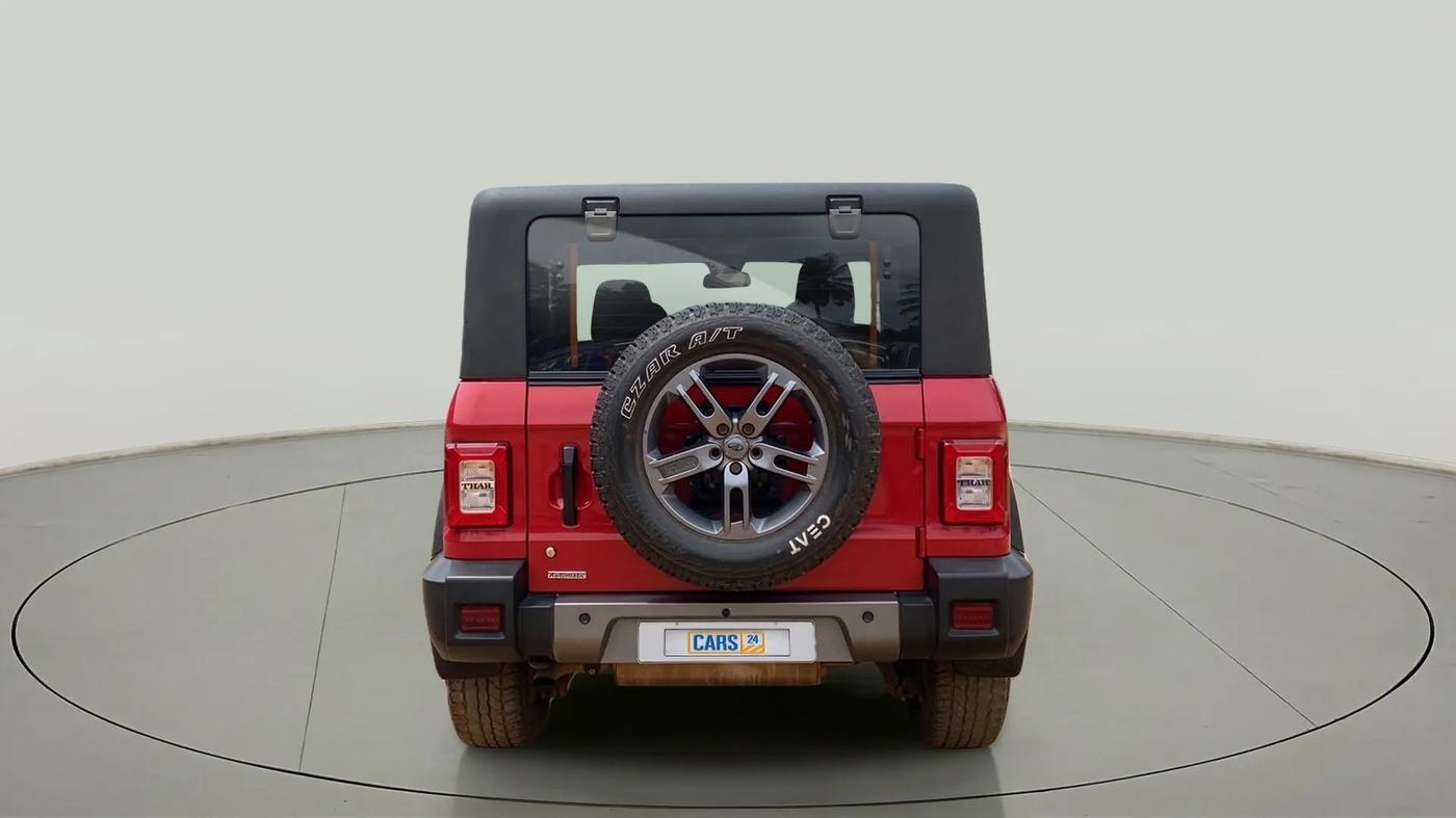 2021 Mahindra Thar LX PETROL HT 4WD AT, Petrol, Automatic, 24,553 km, Back/Rear
