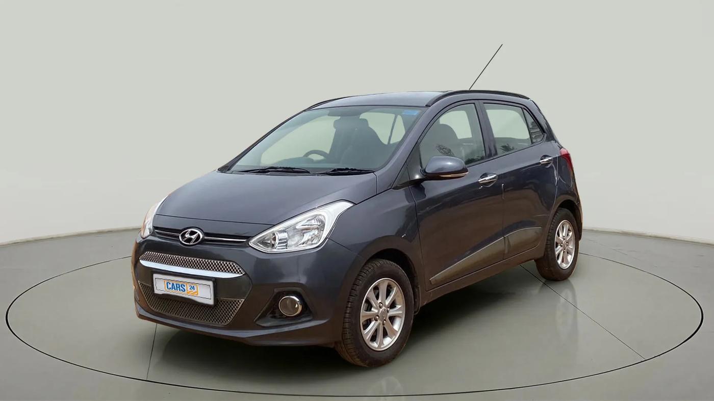 2016 Hyundai Grand i10 ASTA AT 1.2 KAPPA VTVT, Petrol, Automatic, 48,012 km, Left Front Diagonal