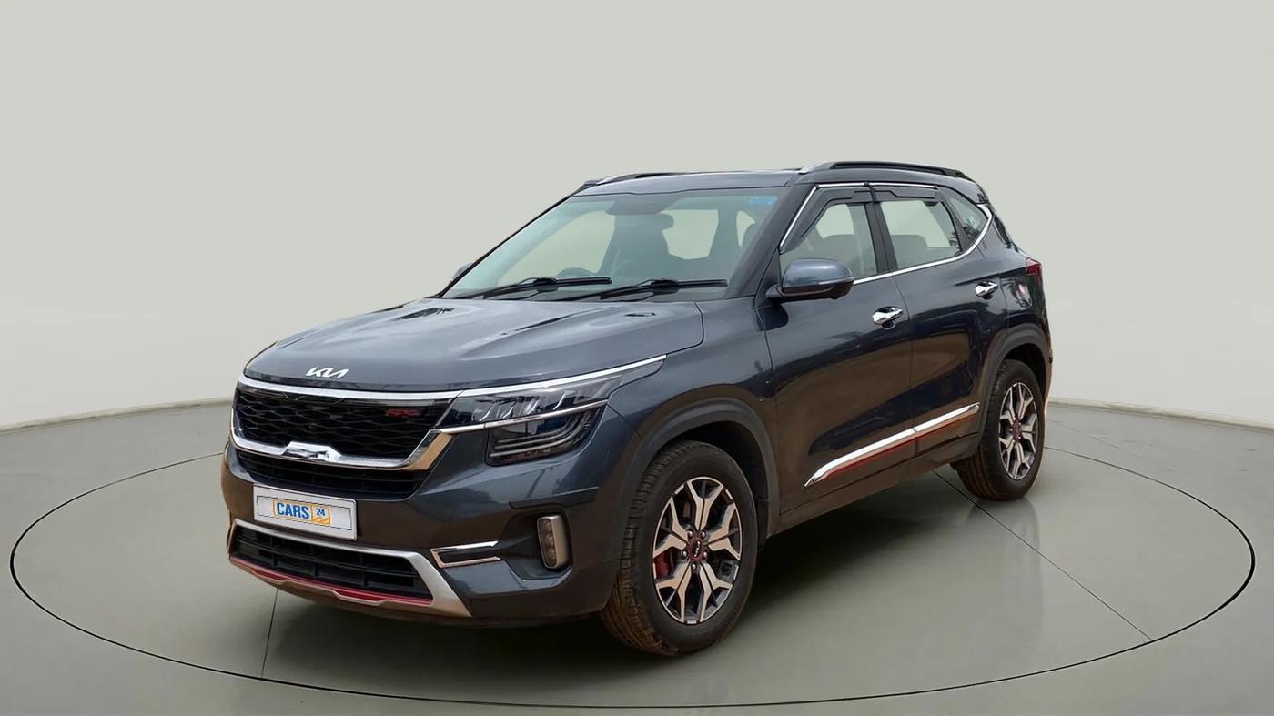 2021 KIA SELTOS GTX PLUS DCT 1.4 PETROL, Petrol, Automatic, 14,763 km, Left Front Diagonal