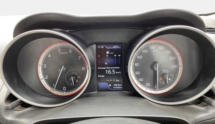 2021 Maruti Swift ZXI PLUS, Petrol, Manual, 14,798 km, Odometer Image