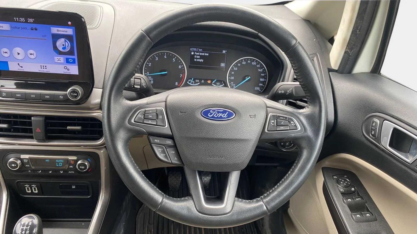 2021 Ford Ecosport TITANUIM + SE 1.5L PETROL, Petrol, Manual, 43,321 km, Steering Wheel Close Up