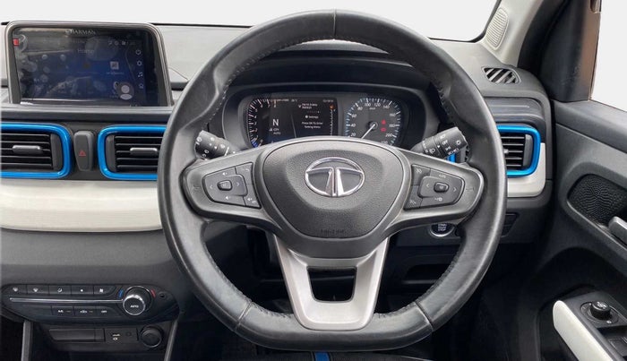 2022 Tata PUNCH CREATIVE  AMT, Petrol, Automatic, 20,082 km, Steering Wheel Close Up