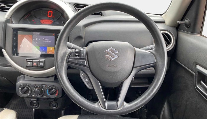 2020 Maruti S PRESSO VXI PLUS AMT, Petrol, Automatic, 40,407 km, Steering Wheel Close Up