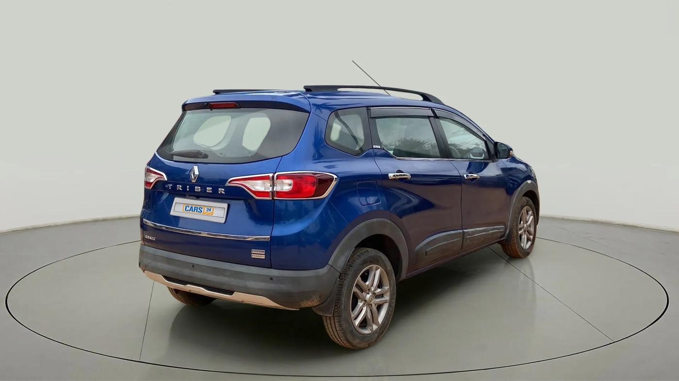 2020 Renault TRIBER RXZ AMT, Petrol, Automatic, 17,369 km, Right Back Diagonal