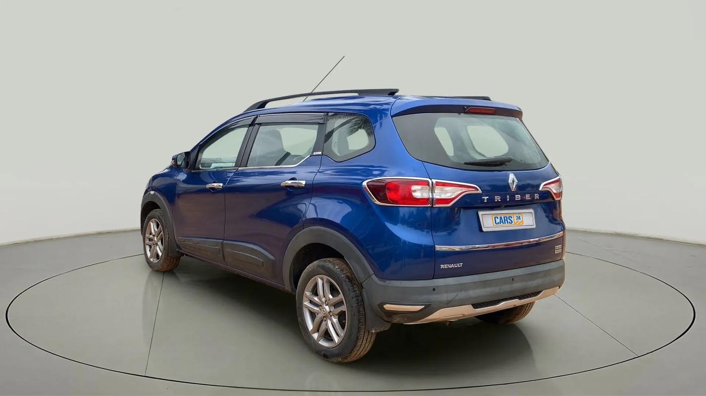 2020 Renault TRIBER RXZ AMT, Petrol, Automatic, 17,369 km, Left Back Diagonal