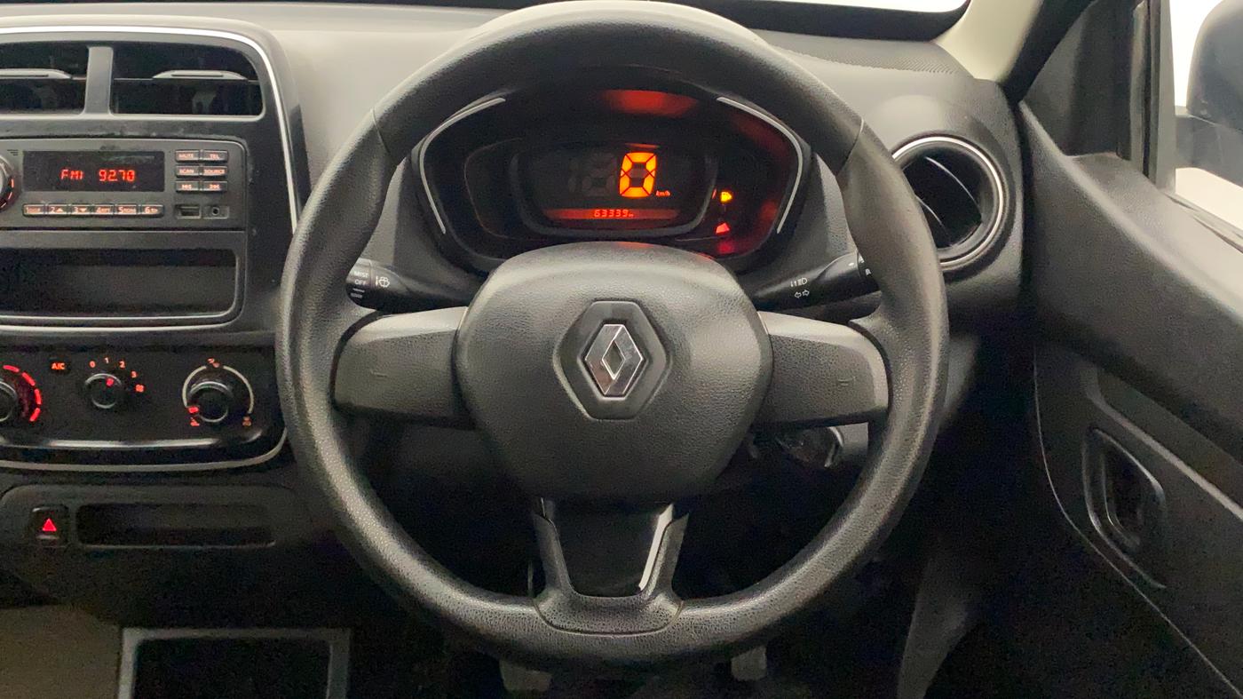 2017 Renault Kwid RXL, Petrol, Manual, 63,387 km, Steering Wheel Close Up