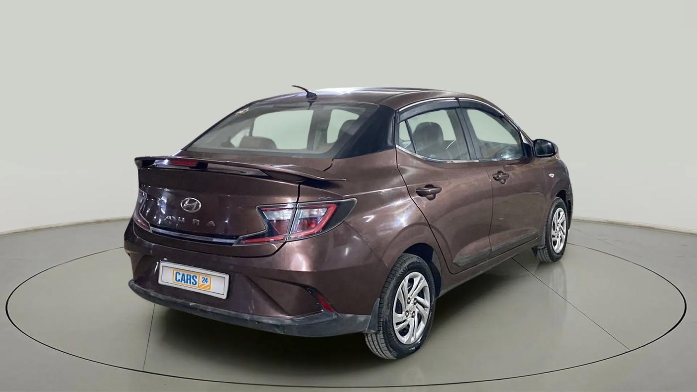 2022 Hyundai AURA S 1.2 CNG, CNG, Manual, 17,826 km, Right Back Diagonal