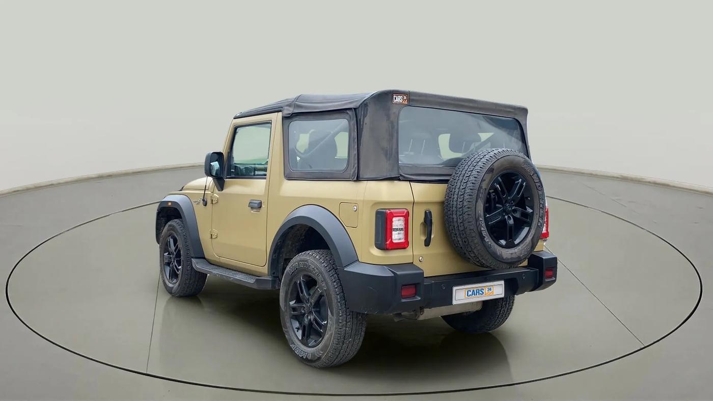 2021 Mahindra Thar LX  P 4WD AT CONVERTIBLE, Petrol, Automatic, 22,897 km, Left Back Diagonal